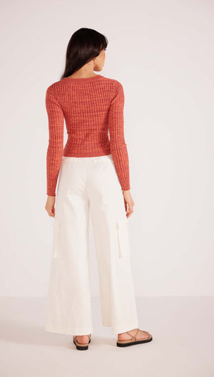 MinkPink Raphael Twist Knit Top