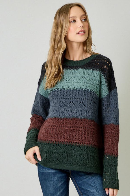 Lucy Pointelle Sweater