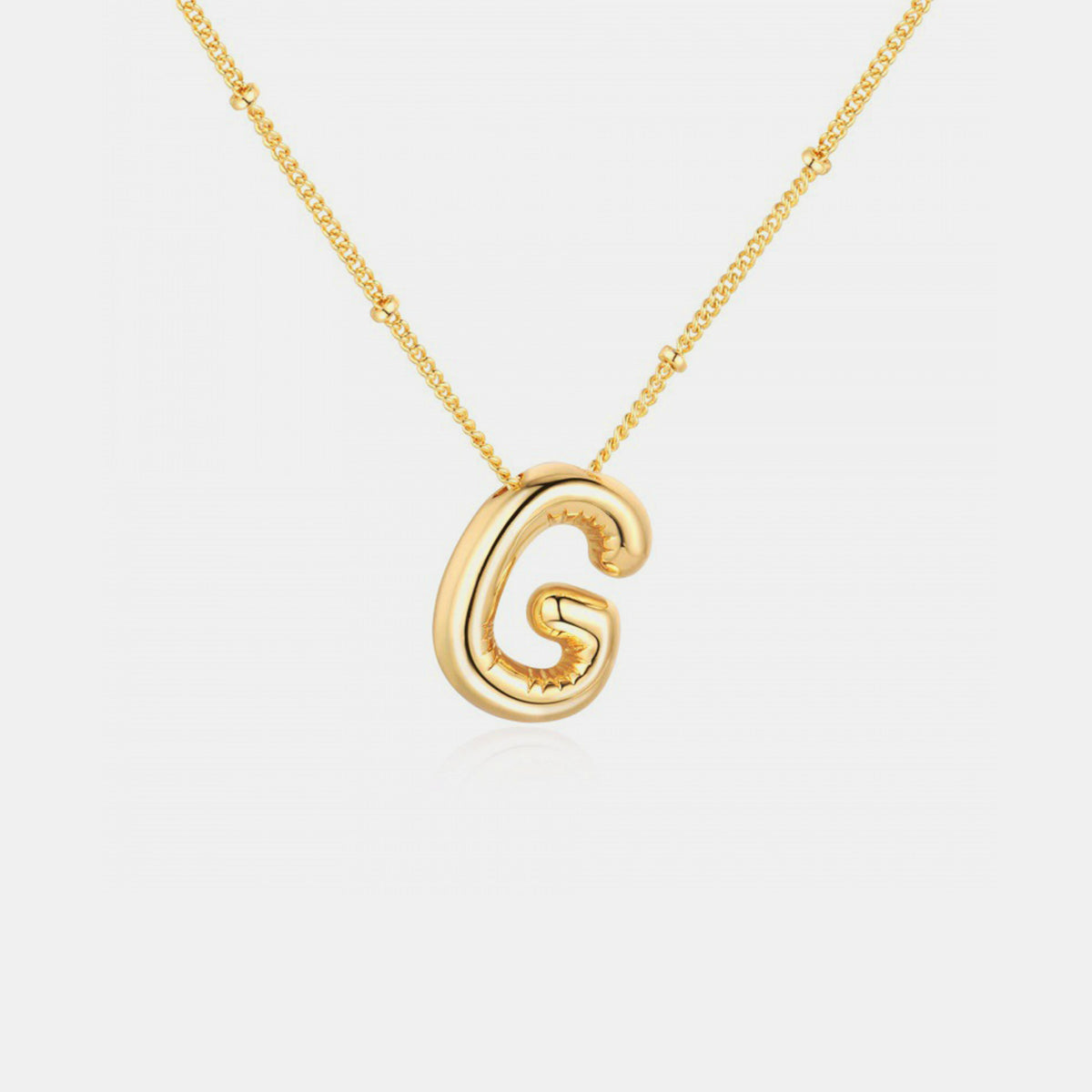 Letter Pendant Necklace