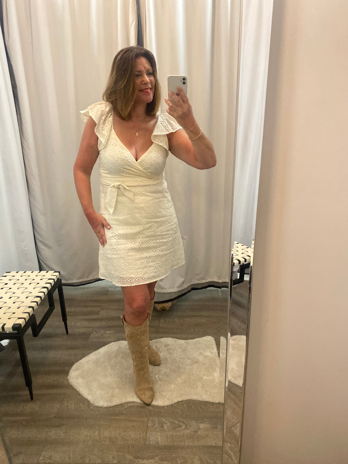 Elly Eyelit dress