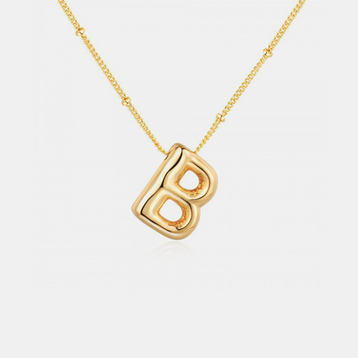 Letter Pendant Necklace