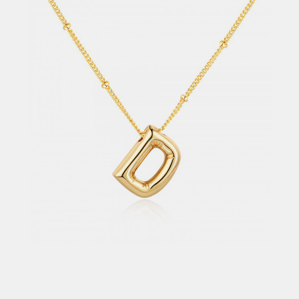 Letter Pendant Necklace