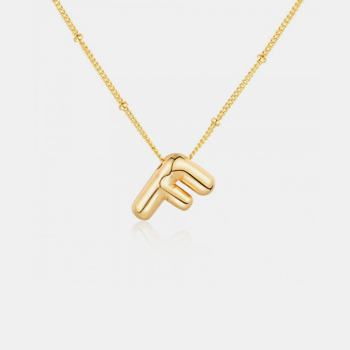 Letter Pendant Necklace