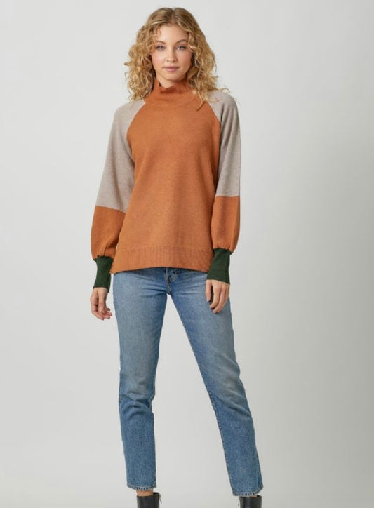 Balloon Sleeved Lightweight Knit