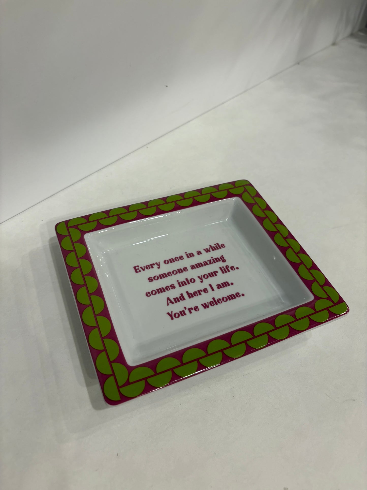 Wise Sayings Porcelain Tray