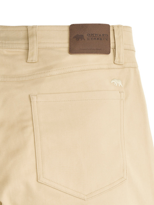 Onward Reserve Classic Five Pocket Pant Tan