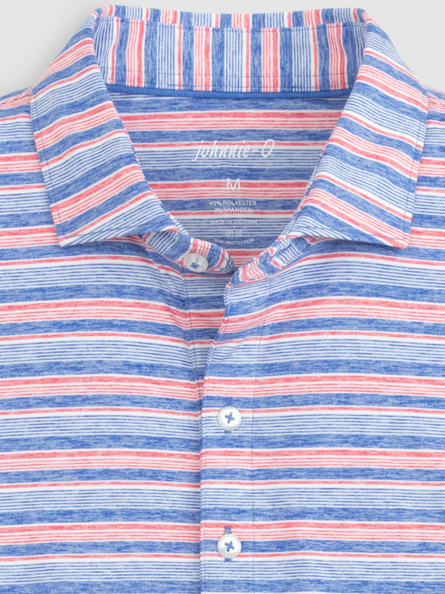 Johnnie-O Conan Striped Jersey Performance Polo