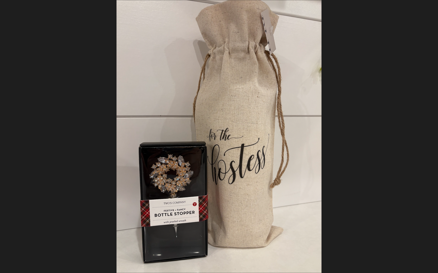 Festive + Fancy Bottle Stopper - Clear