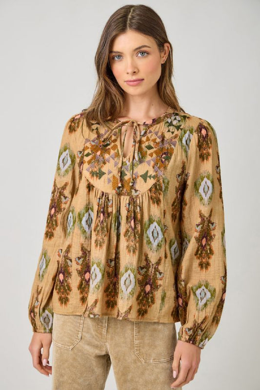 Sophia Embroidered Top