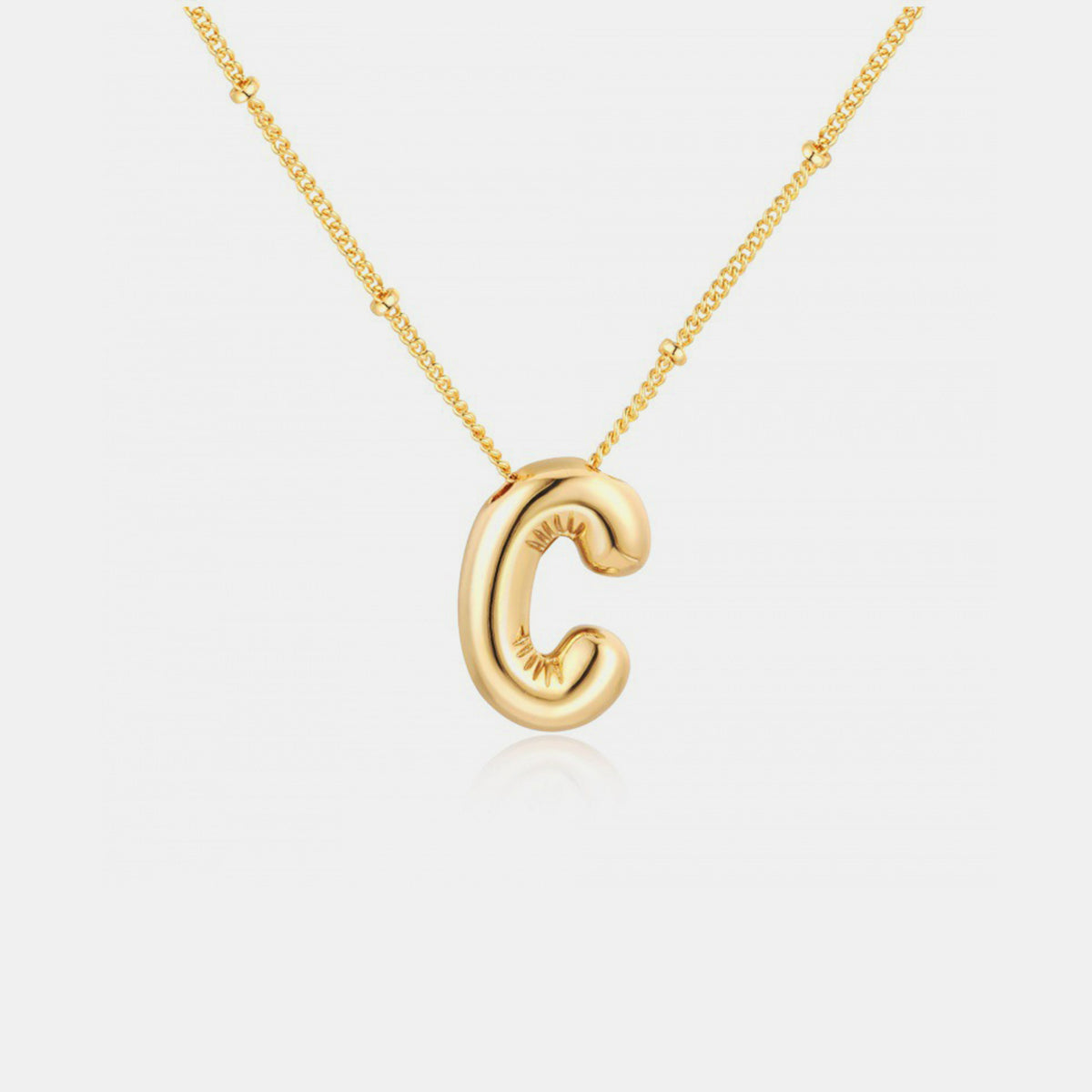 Letter Pendant Necklace