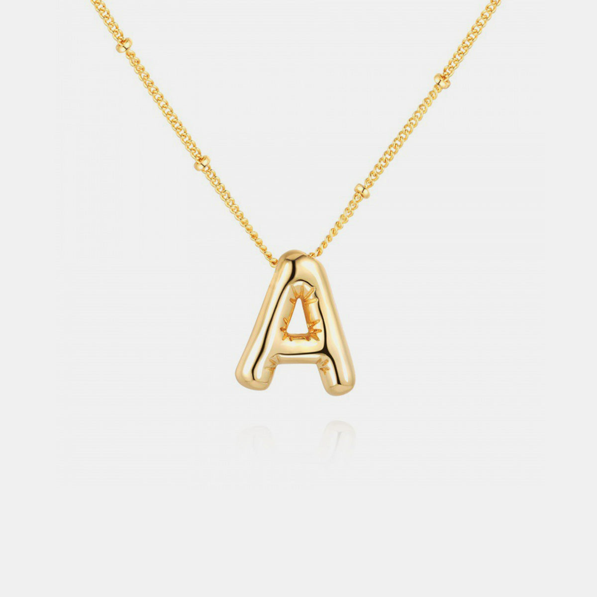 Letter Pendant Necklace