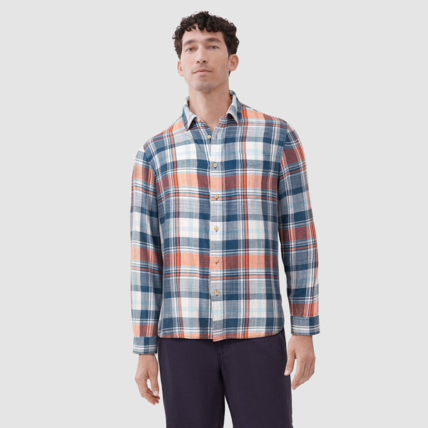 Surfside Supply-Washed Twill Plaid Shirt