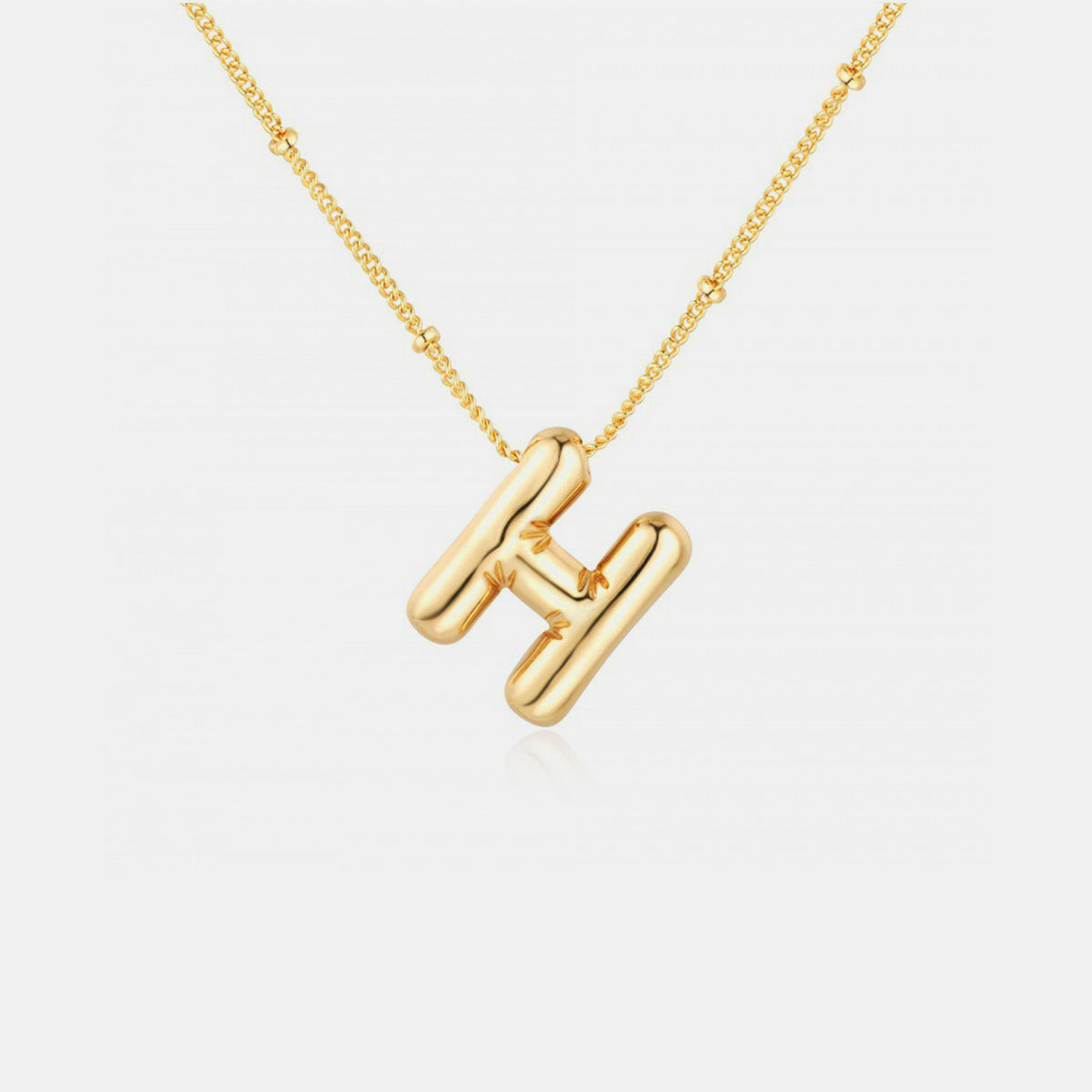 Letter Pendant Necklace